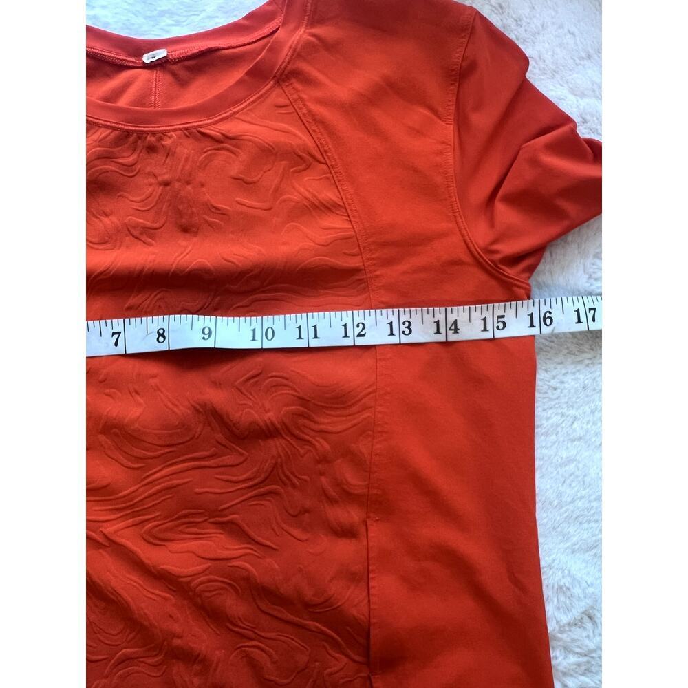 Lululemon Orange Soda Lightweight Airflow Running T-Shirt XS - Picture 6 of 8